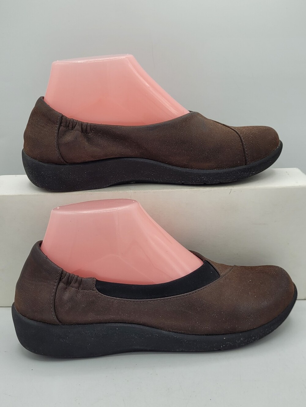 Clarks Sillian Jetay Brown slip-on flats Size 7 - Picture 16 of 16